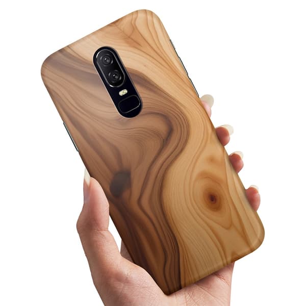 Deksel / Mobildeksel til OnePlus 7 Pro - Wood