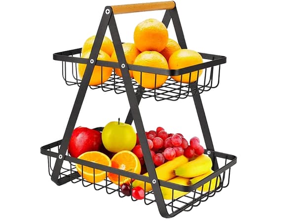 Køkkenhylde LOFT - Organizer med kurv