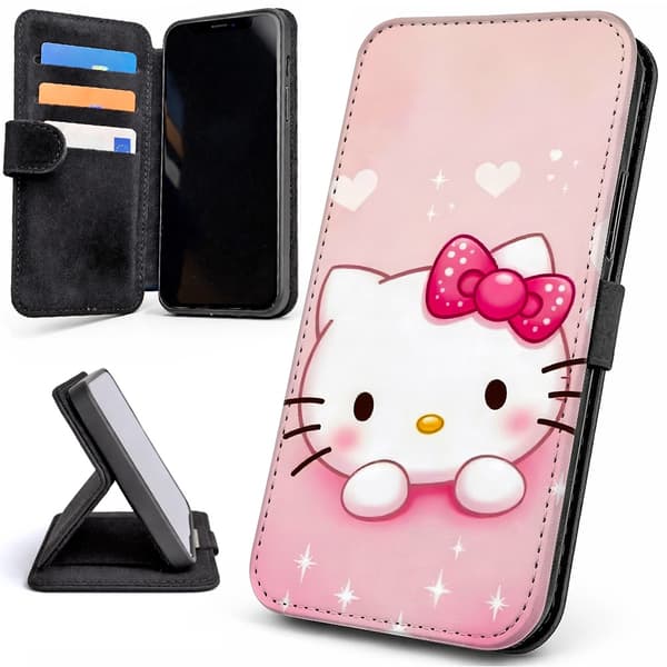 Lommebok Deksel / Mobildeksel til iPhone 17 Pro Max - Kitty