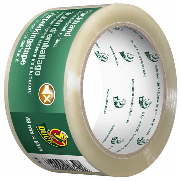 Packtejp transparent 48 mm x 66 m