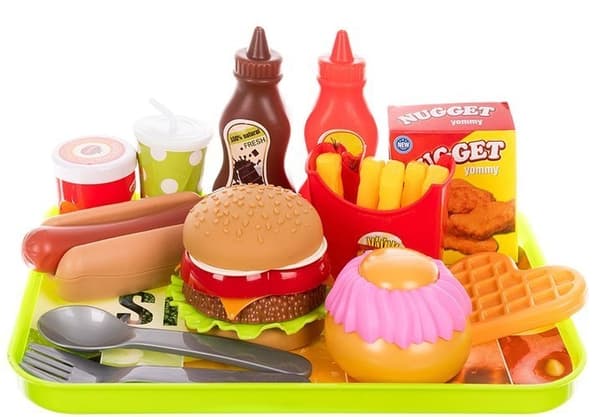 Legetøjssæt til Børn – Fastfood