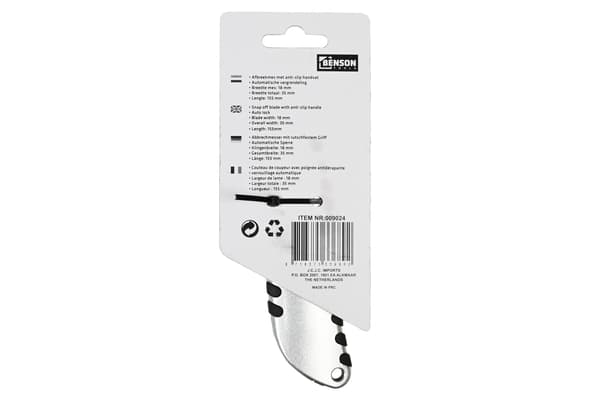 Brytebladkniv 18 mm aluminium