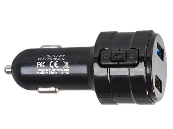 FM-sender mp3 bluetooth lader 2x usb audio billader