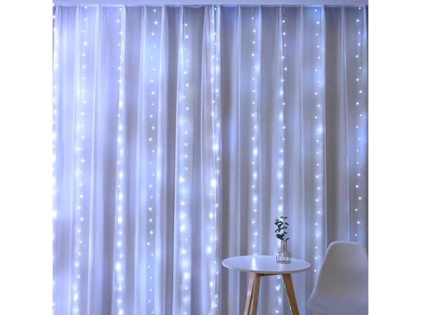 Mikro gardin 300 led berusad 3x3 hänglampor