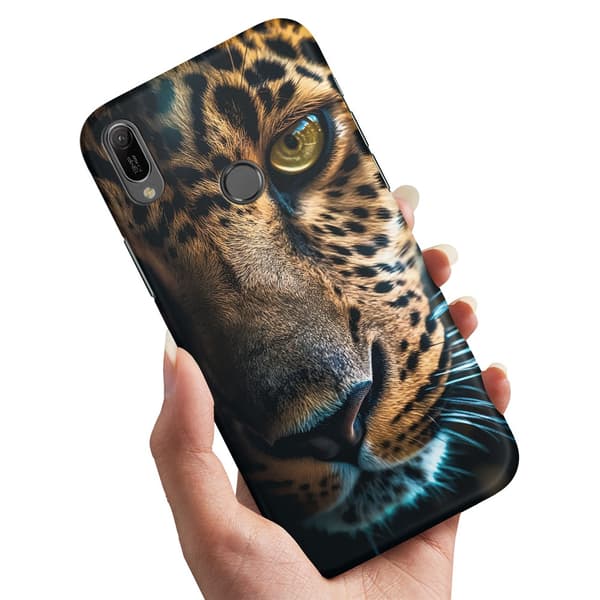 Deksel / Mobildeksel til Samsung Galaxy A40 - Leopard