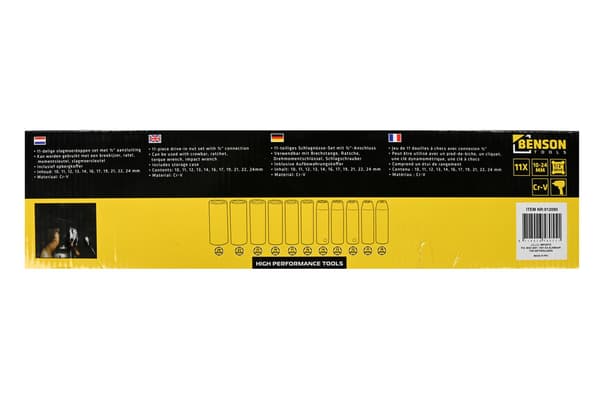 Indsatsmøtrik 1/2\" 10–24 mm