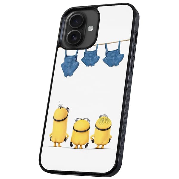 iPhone 16 Plus - Deksel/Mobildeksel Minions