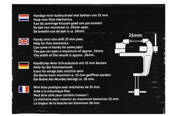 Bänkstäd 25 mm