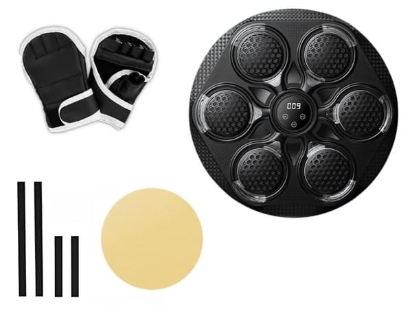 Bokseplate - Bluetooth/USB MMA-sett med hansker