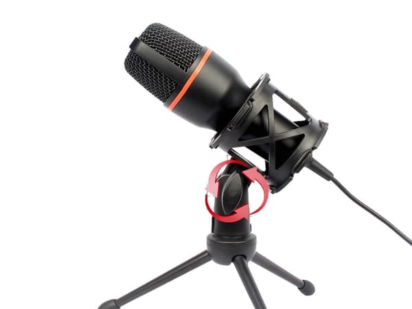 USB-mikrofon RGB - Studiomikrofon för streaming och gaming