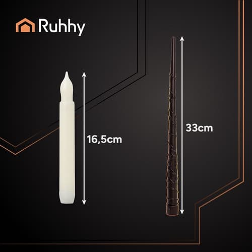 LED-Lys - 16cm - 12stk