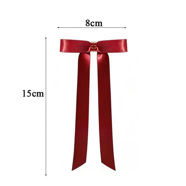 Magnetisk Hårklämma med Satinrosett – 3-pack