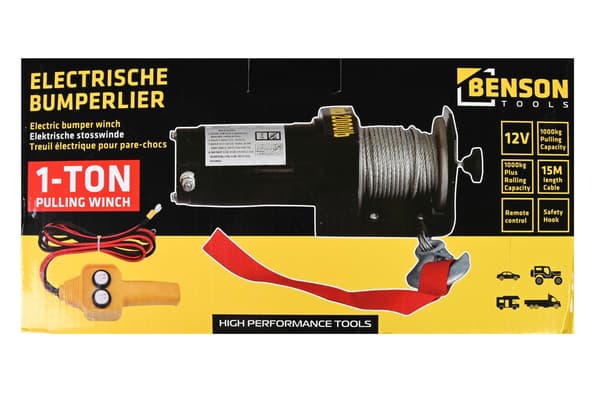 Elektrisk vinsj 12V 2000 LBS