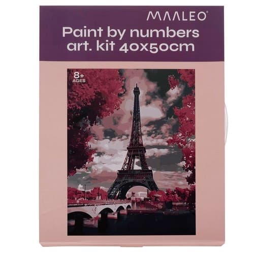 Mal Etter Nummer Sett - 40x50cm – Tårn