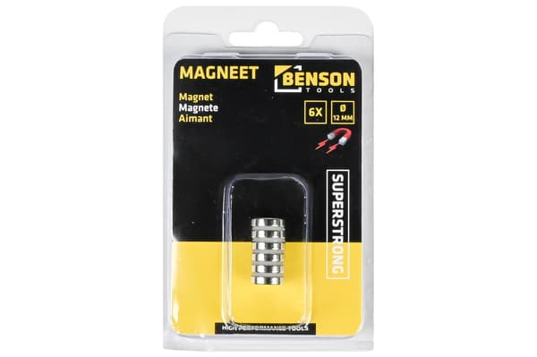 Supermagnet 6-pak 12×3 mm