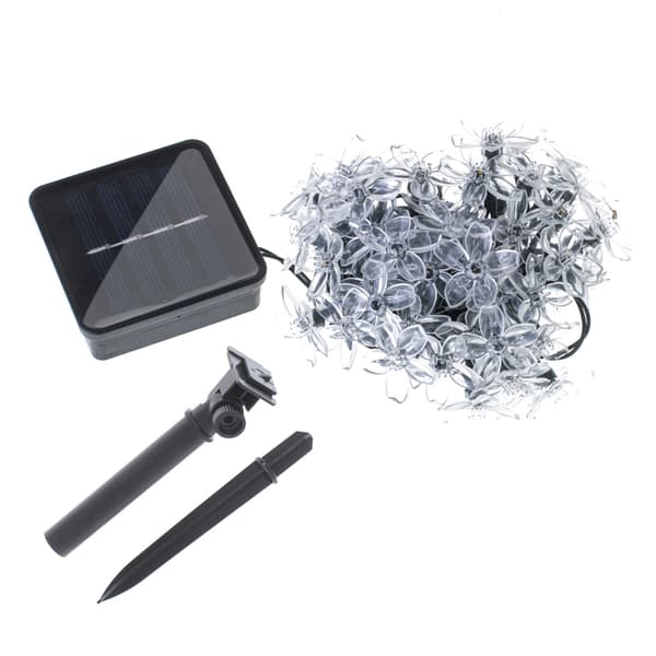 LED Guirlande Blomster - Solcelle - 7m