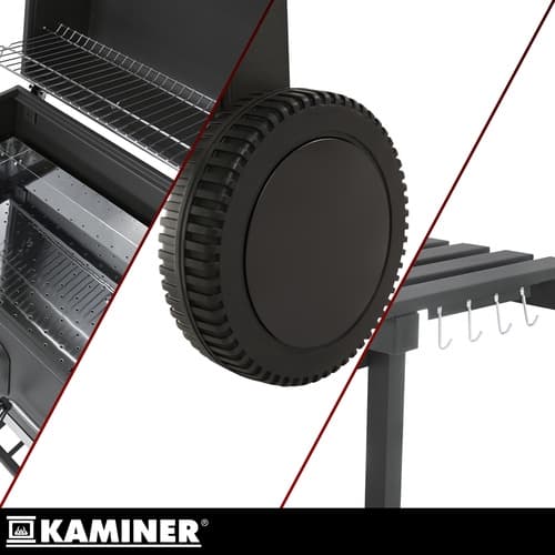 Grill / Kullgrill med Tilbehør - 116x70x110cm