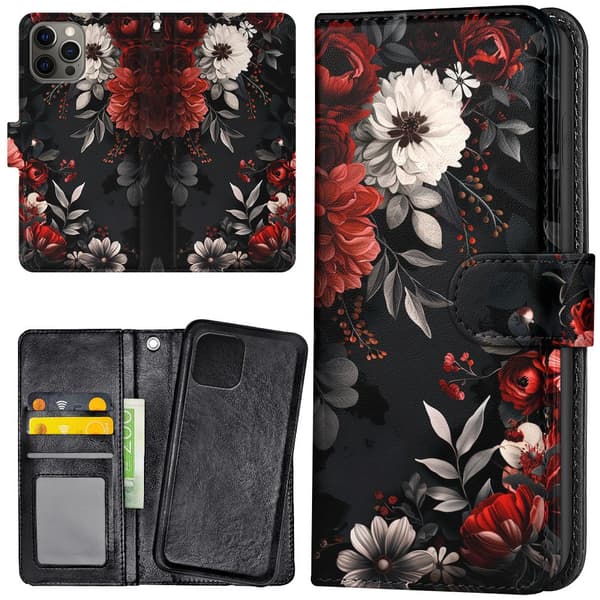 iPhone 15 Pro Max - Lommebok Deksel Flowers