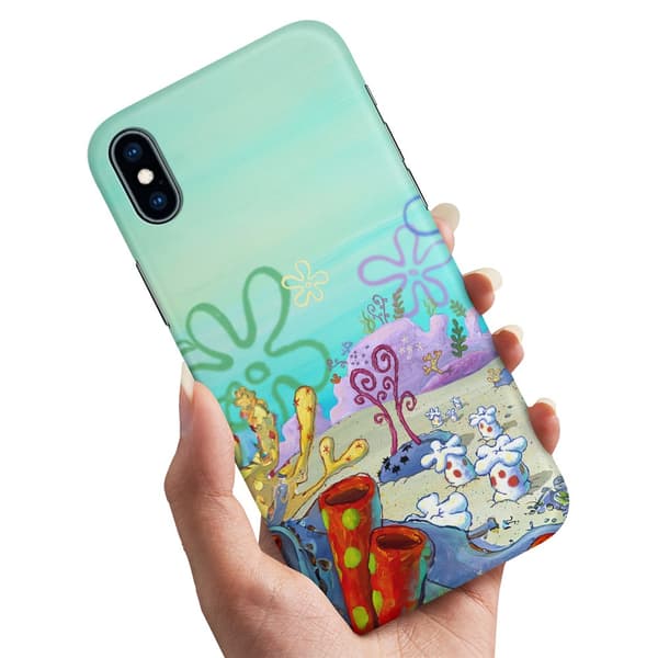 Deksel / Mobildeksel til iPhone X / XS - Svampebob