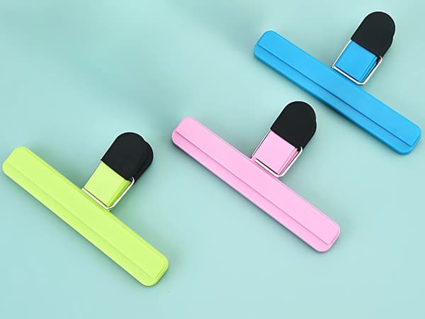 Poseklemmer 6-pak - Farvede clips til madposer