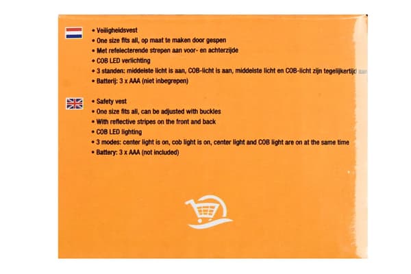 Refleksvest med LED-lys