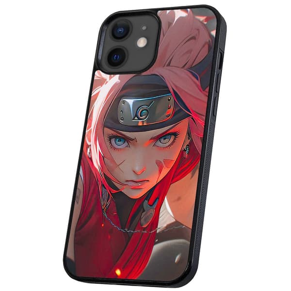 iPhone 12 Mini - Deksel/Mobildeksel Sakura Naruto