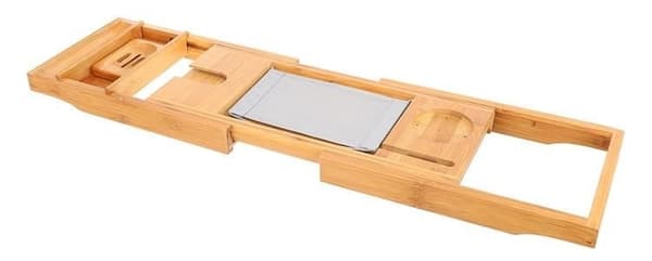 Badekarhylle i Bambu til Badekar – 75–112 cm