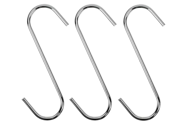 S-krok 100 mm 3-pack krom