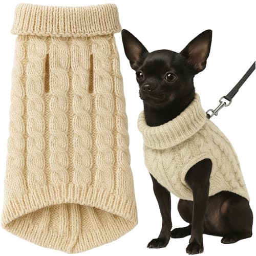 Hundegenser - Genser til hund - S (Beige)