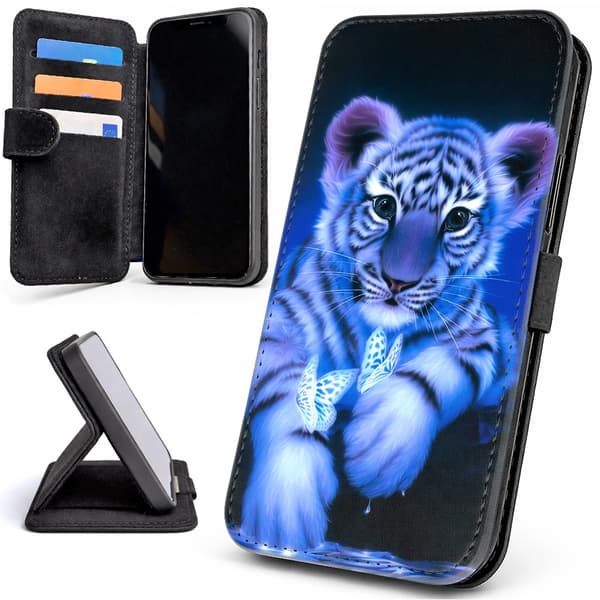 Plånboksfodral / Mobilfodral till iPhone 7 / 8 / SE - Tigerunge