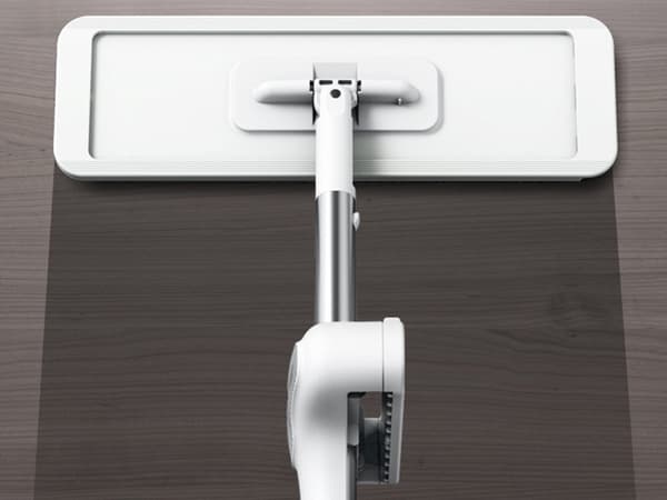 Flatmopp 125 cm - Hopfällbar mikrofibermopp med skrapa
