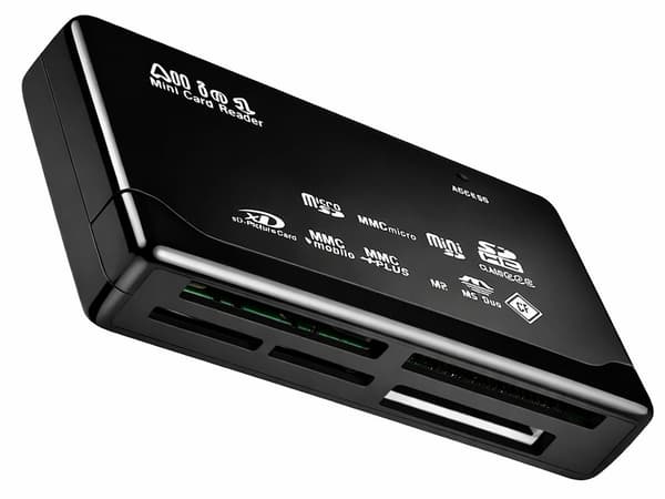 Minneskortläsare USB CF SD microSD XD MS MMC