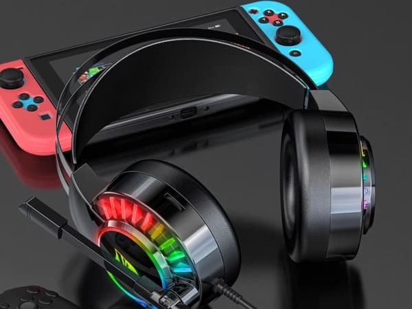 Gamingheadset RGB 7.1 - Kablet med mikrofon