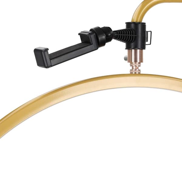 LED-lampe halvmåne med gulvstativ