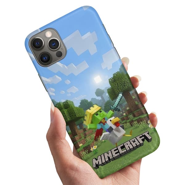 Deksel / Mobildeksel til iPhone 12 Pro Max - Minecraft