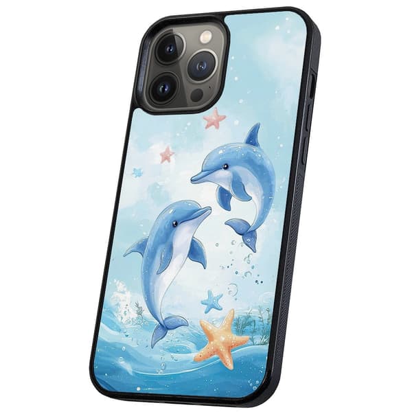 iPhone 14 Pro - Deksel/Mobildeksel Dolphins