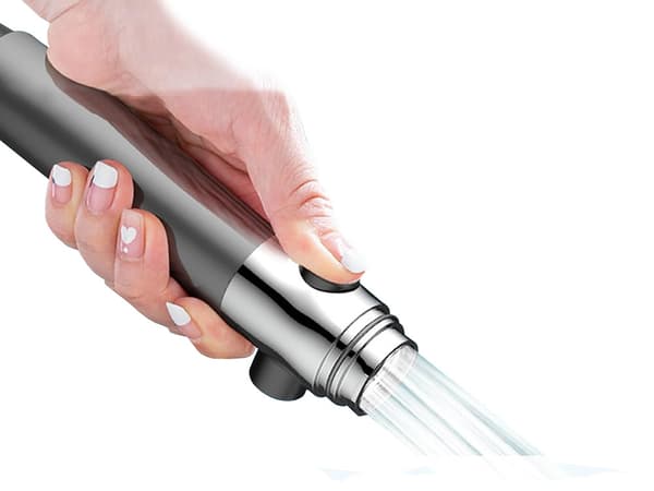 Brusehoved 3 indstillinger - Med stopfunktion og filter