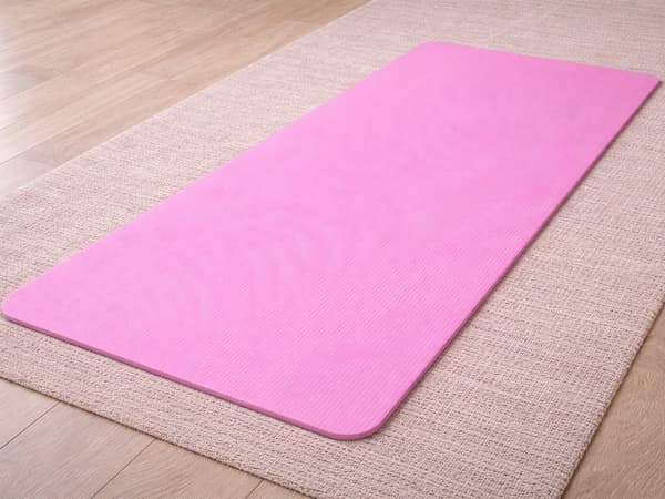 Yogamåtte 170 cm tyk