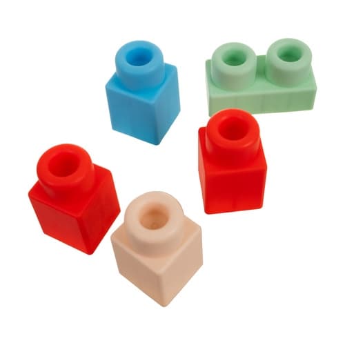 Gummiklossar 30-delars - Sensoriskt set