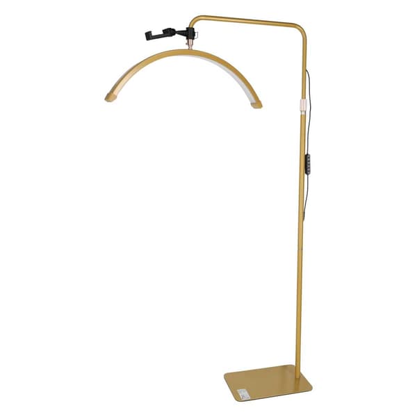 LED-lampe halvmåne med gulvstativ
