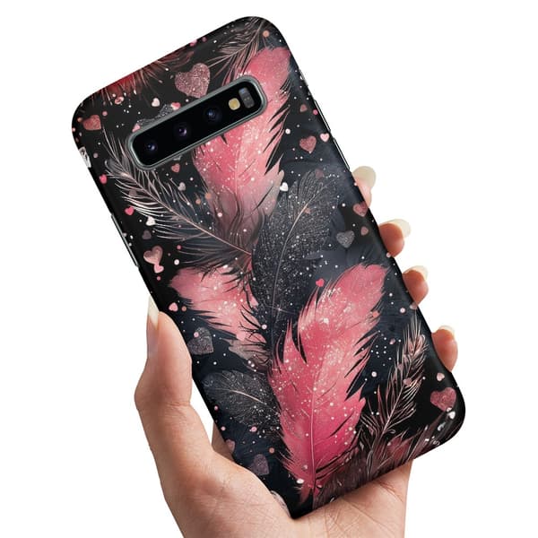 Deksel / Mobildeksel til Samsung Galaxy S10e - Feathers