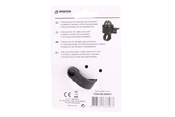 Cykelklocka 40 mm kompass