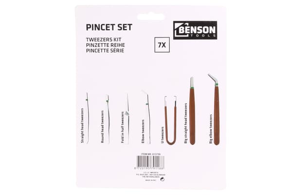 Pincetsæt 7-dele