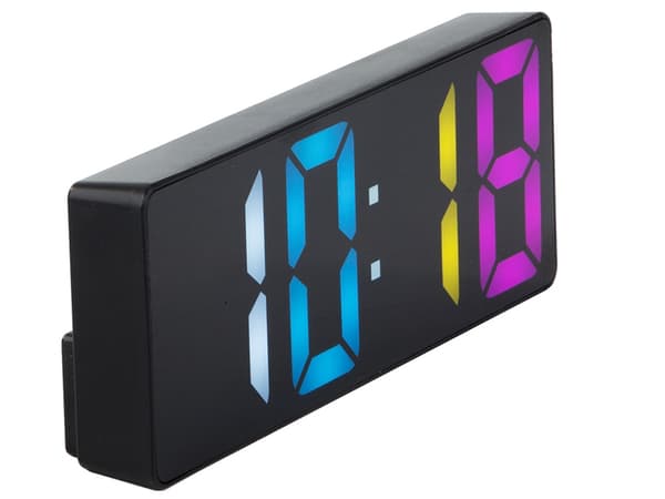 Digital väckarklocka - Termometer, datum och snooze-funktion