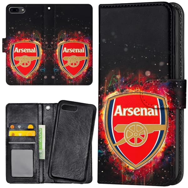 iPhone 7/8 Plus - Lommebok Deksel Arsenal