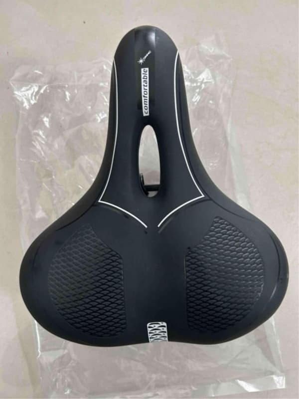 Cykel sadel blød komfort ventilation