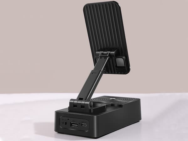Puhelinteline + Bluetooth-kaiutin - Pöydälle tai tabletille