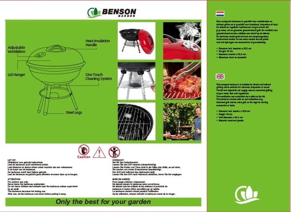 Grill liten Ø35×40 cm
