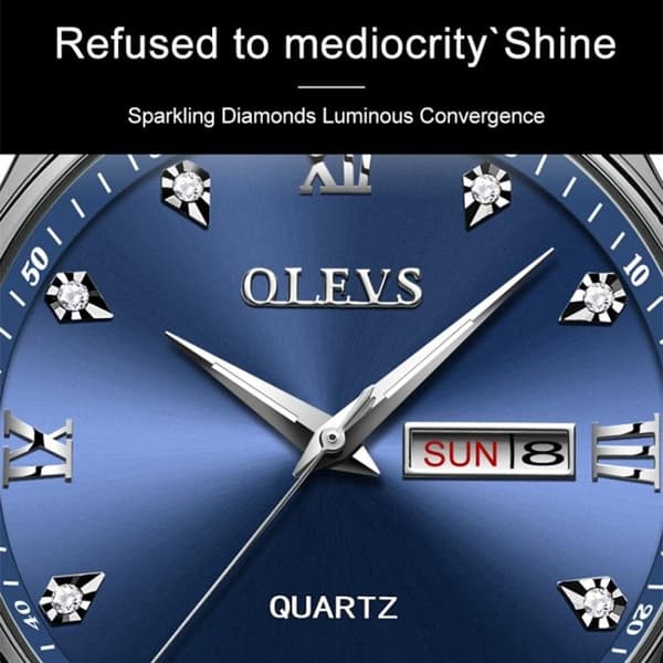Quartz Ur / Armbåndsur - Vandtæt – Sort