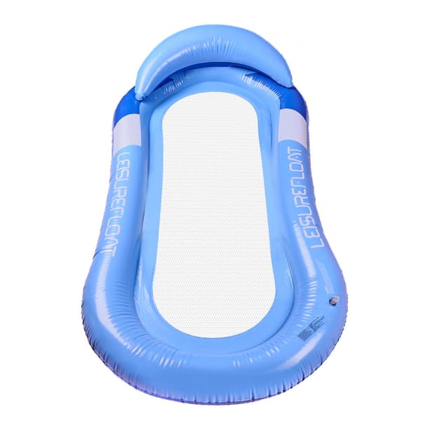 Poolmadrass med Nät - Blue